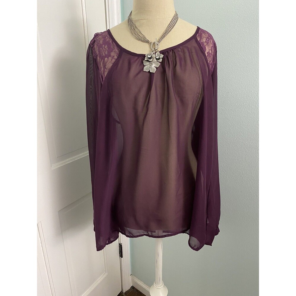 Maurices Blouse Purple/large